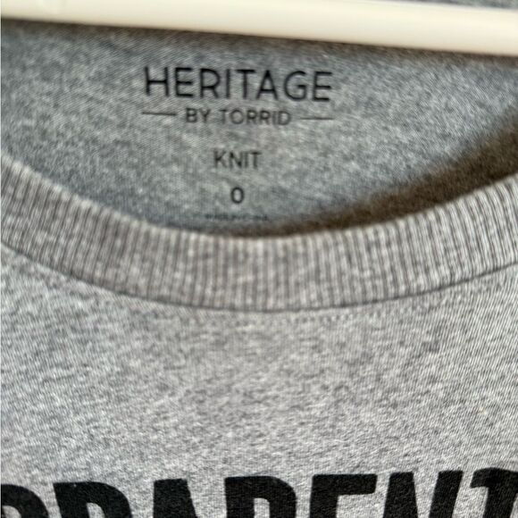 Overthink Things Relaxed Fit Heritage Jersey Crew Tee - Picture 3 of 4